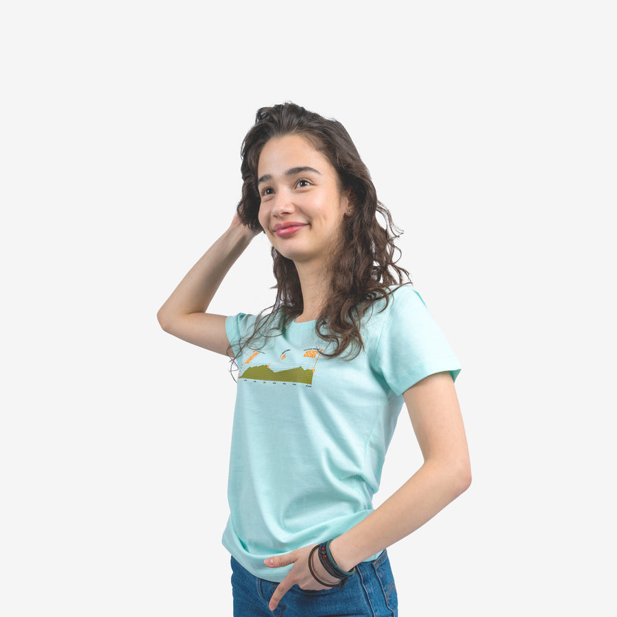 Tricou femei Explorează Via Transilvanica