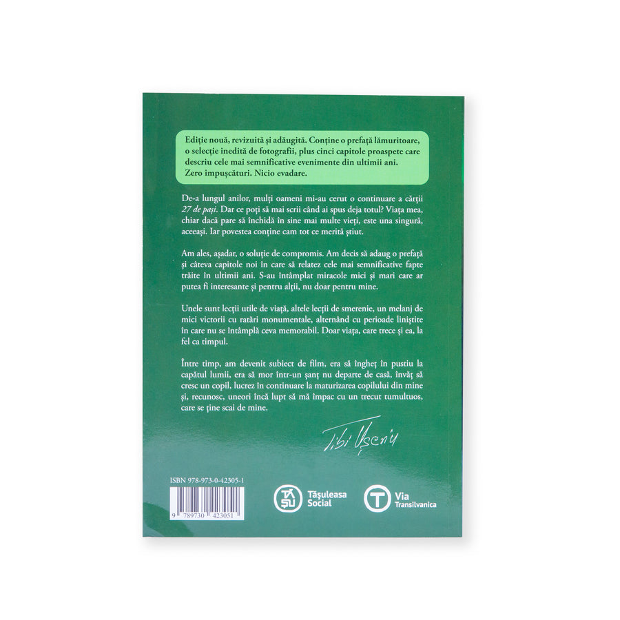 27 STEPS - TEN YEARS LATER book, Tibi Ușeriu (2025 / Romanian)