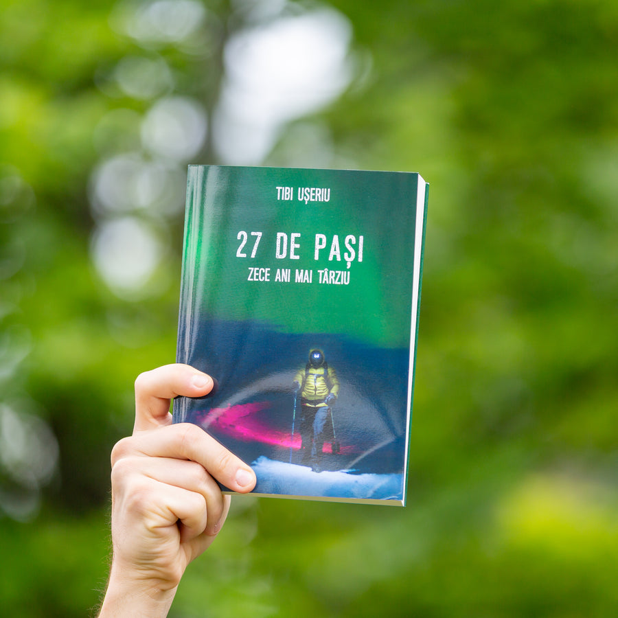 27 STEPS - TEN YEARS LATER book, Tibi Ușeriu (2025 / Romanian)