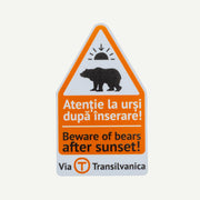 Magnet "Atenție la urși după înserare!"