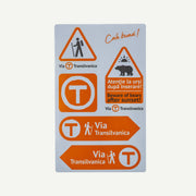 Set autocolante Via Transilvanica