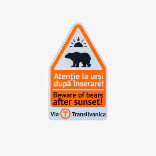 Magnet "Beware of bears after sunset"